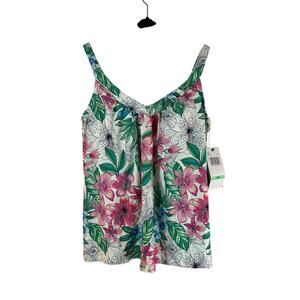 COCO REEF Women’s Aloha Allure V-Neck Tankini Top / Size: 34D